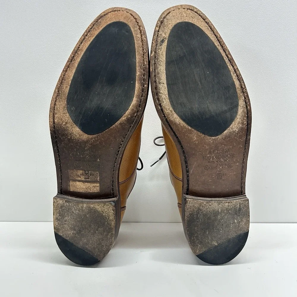 Allen Edmonds Port Washington Bond Street Dress Shoe Oxford Men's 9.5D Walnut